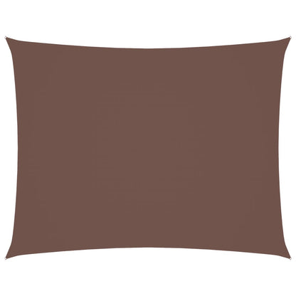 Sunshade Sail Oxford Fabric Rectangular 5x6 m Brown