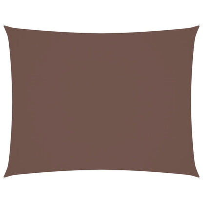 Sunshade Sail Oxford Fabric Rectangular 5x7 m Brown