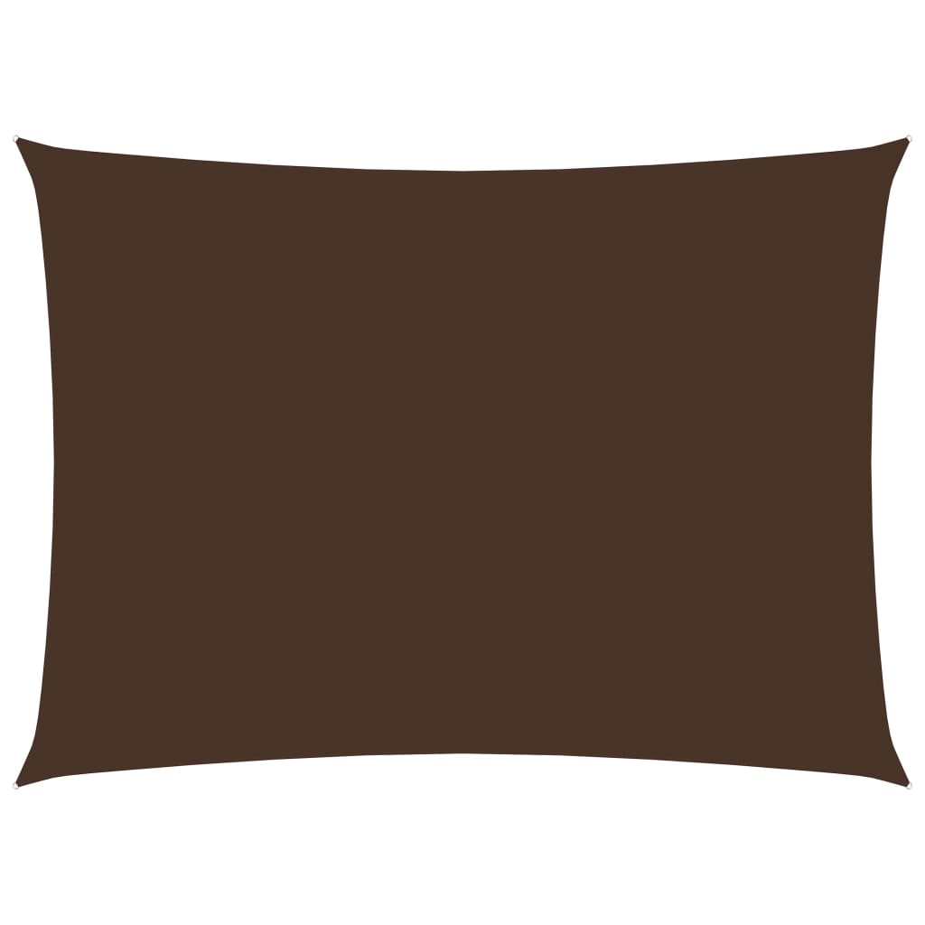 Sunshade Sail Oxford Fabric Rectangular 6x7 m Brown