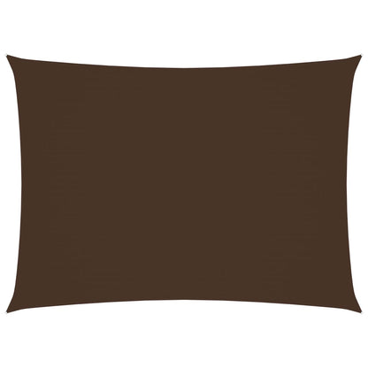 Sunshade Sail Oxford Fabric Rectangular 6x7 m Brown