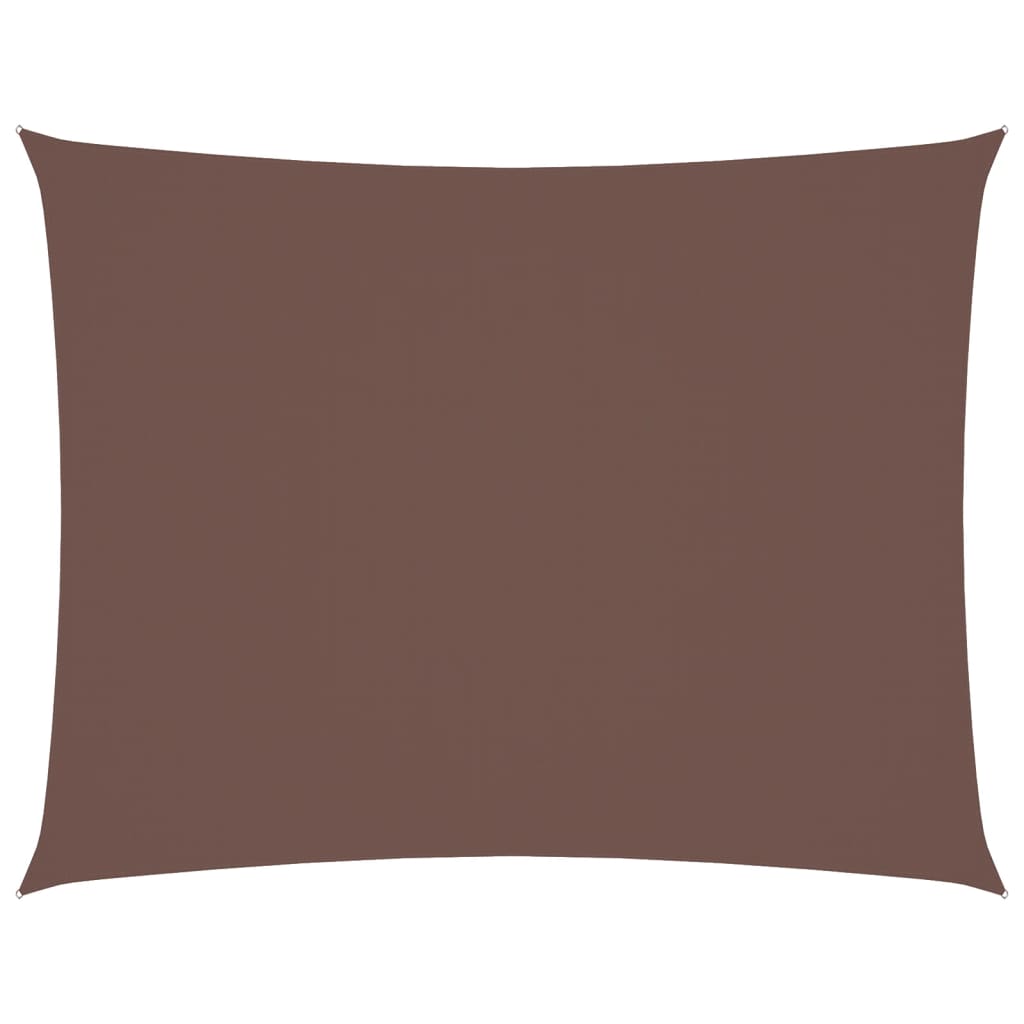 Sunshade Sail Oxford Fabric Rectangular 6x8 m Brown