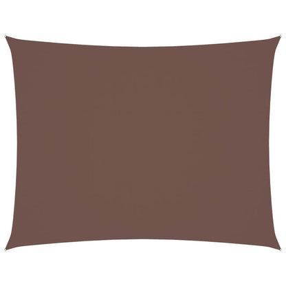 Sunshade Sail Oxford Fabric Rectangular 6x8 m Brown