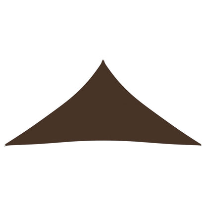 Sunshade Sail Oxford Fabric Triangular 4.5x4.5x4.5 m Brown