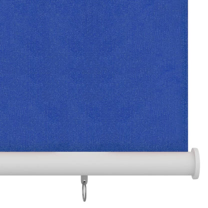 Outdoor Roller Blind 60x140 cm Blue HDPE