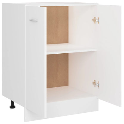 Bottom Cabinet White 60x46x81.5 cm Engineered Wood