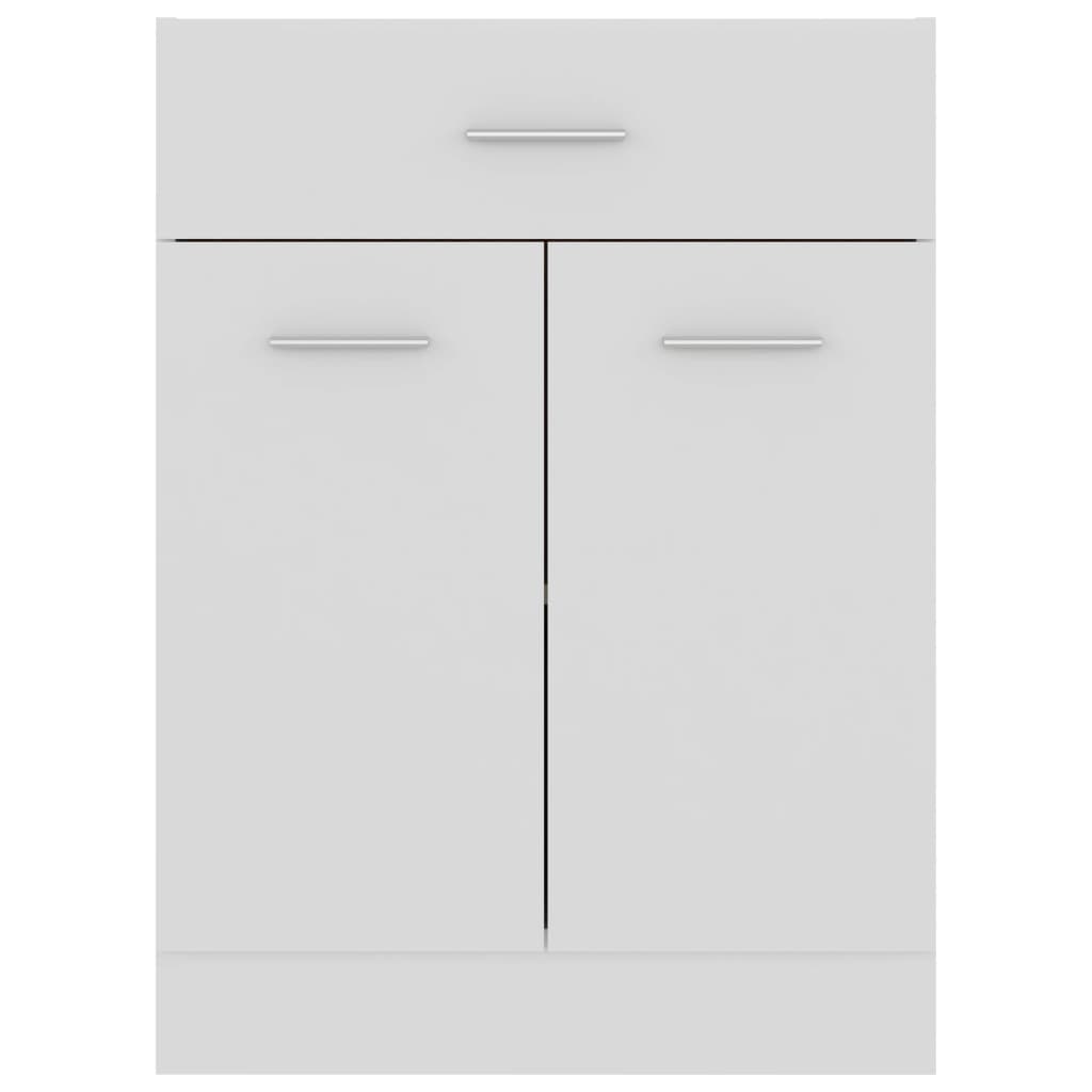 Drawer Bottom Cabinet White 60x46x81.5 cm Engineered Wood