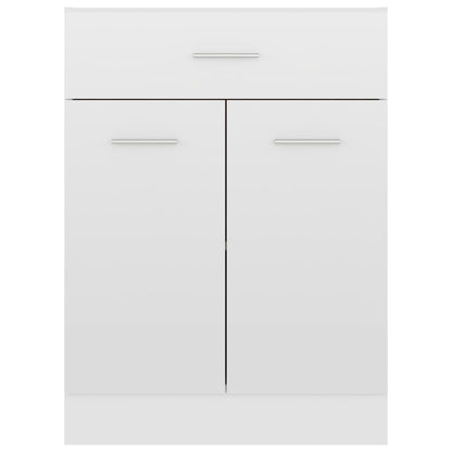 Drawer Bottom Cabinet High Gloss White 60x46x81.5 cm Engineered Wood