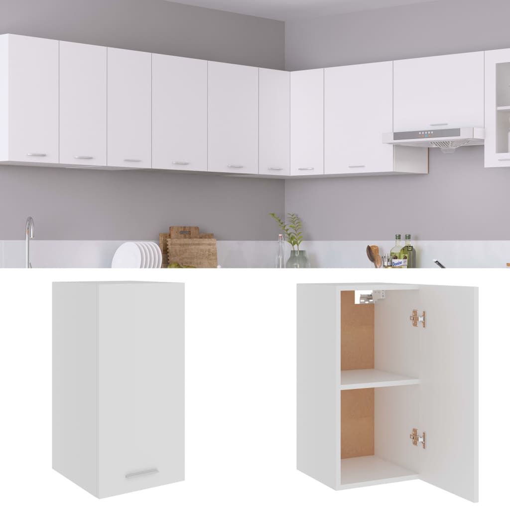 Hanging Cabinet White 29.5x31x60 cm Engineered Wood