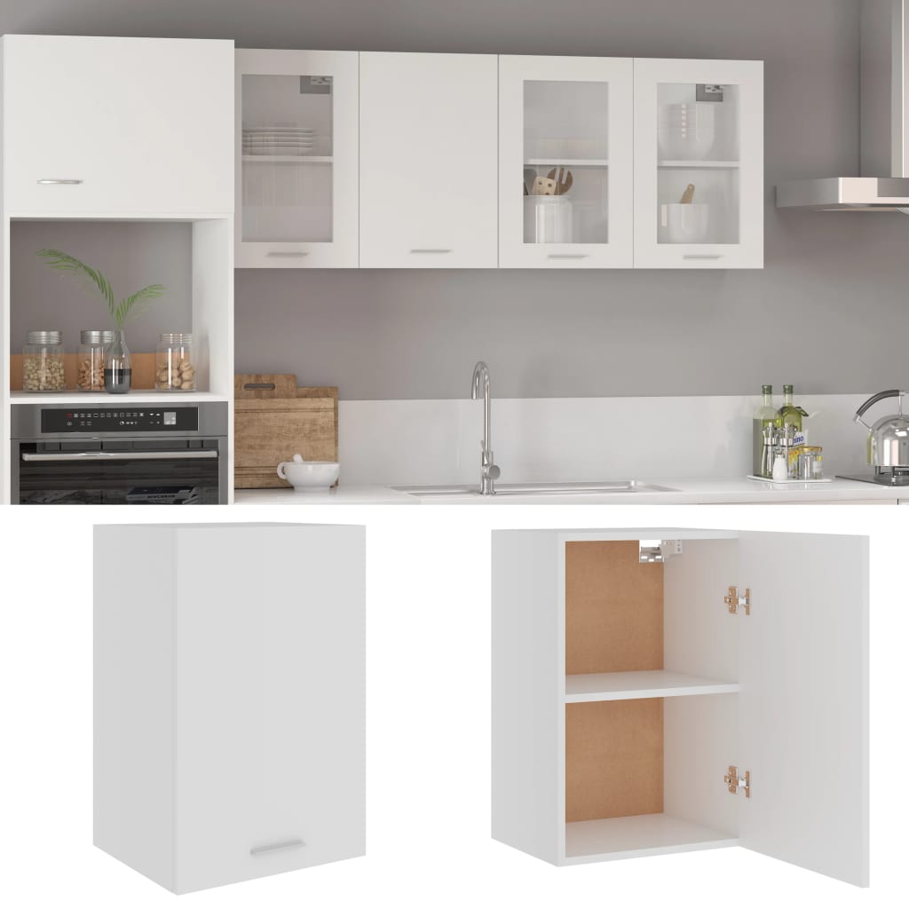 Hanging Cabinet White 39.5x31x60 cm Engineered Wood