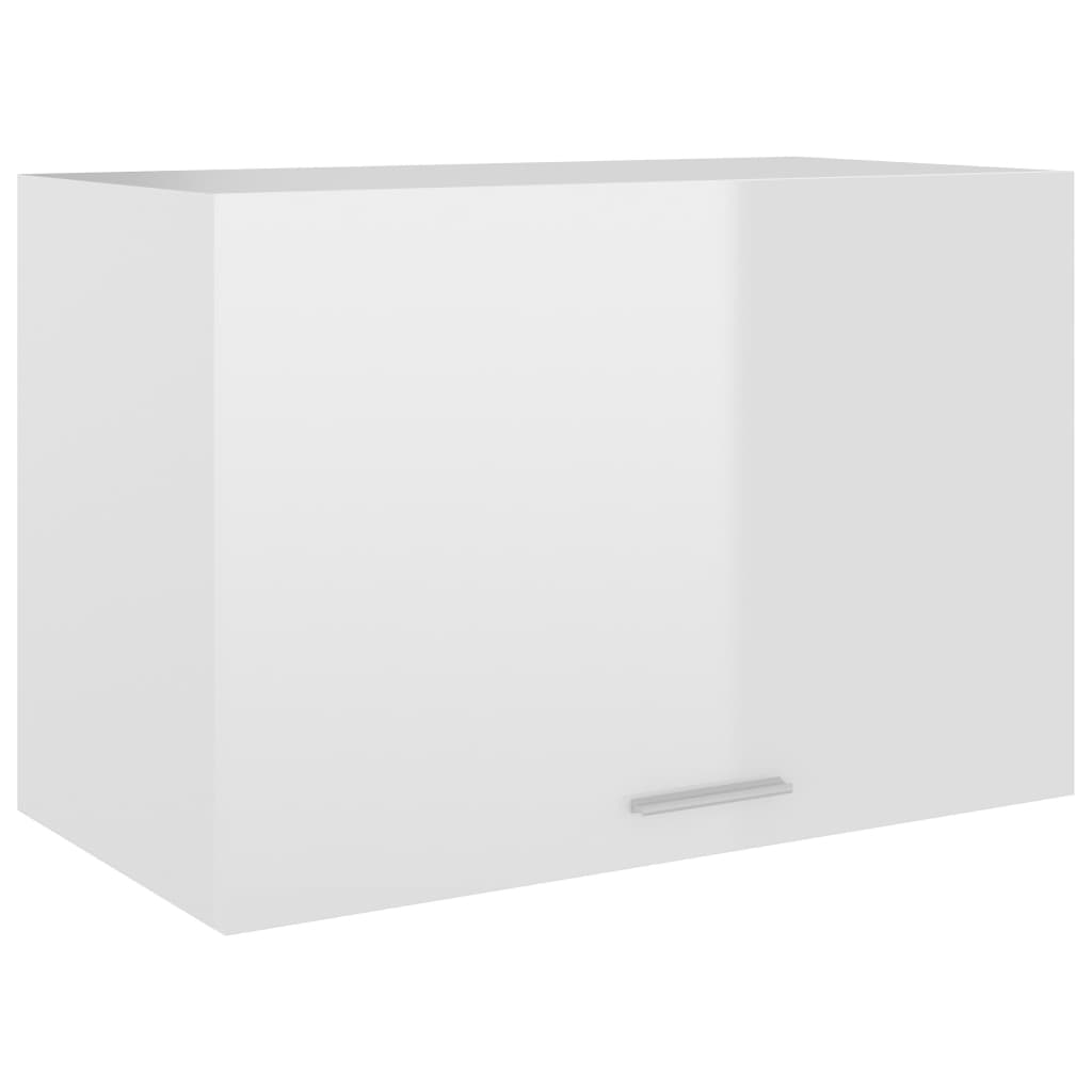 Hanging Cabinet High Gloss White 60x31x40 cm Engineered Wood