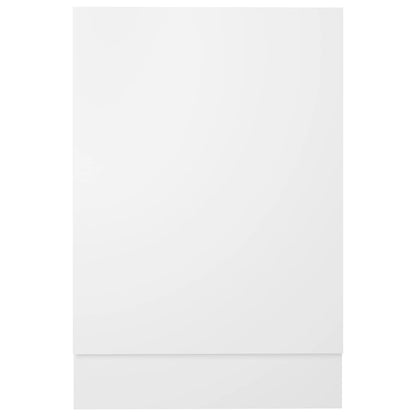 Dishwasher Panel White 45x3x67 cm Engineered Wood