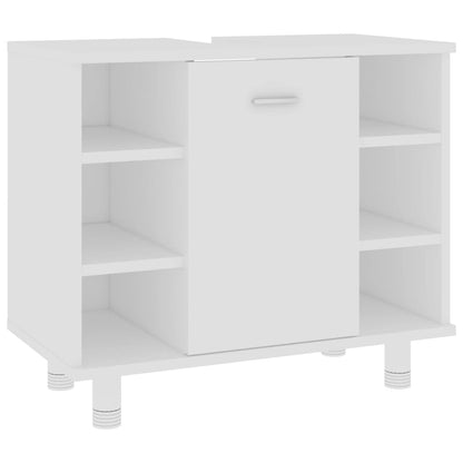 Bathroom Cabinet White 60x32x53.5 cm Engineered Wood