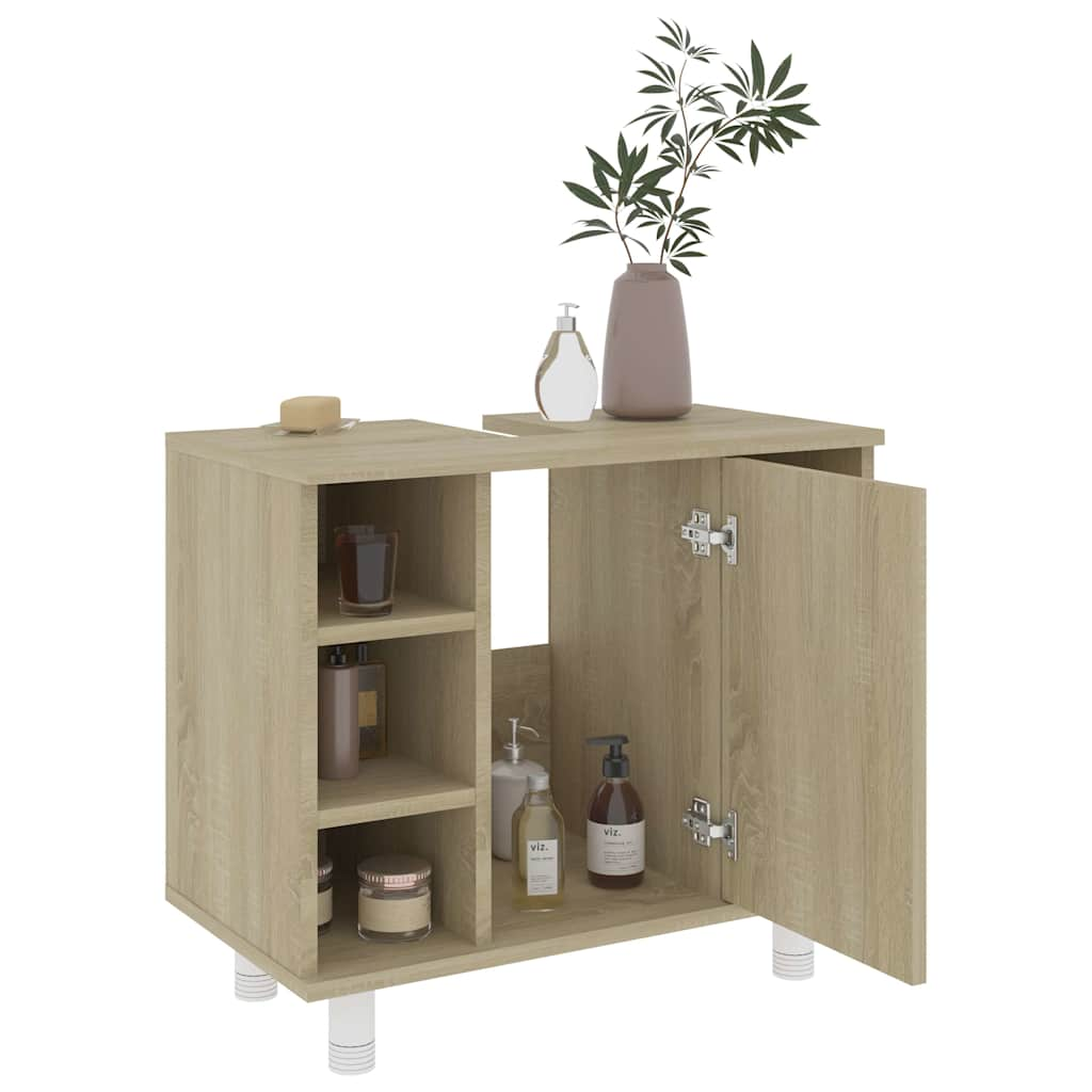 Bathroom Cabinet Sonoma Oak 60x32x53.5 cm Engineered Wood