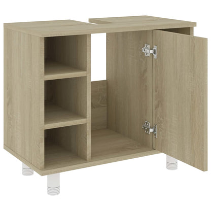 Bathroom Cabinet Sonoma Oak 60x32x53.5 cm Engineered Wood