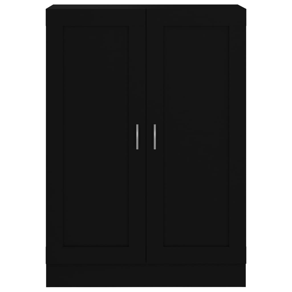 Book Cabinet Black 82.5x30.5x115 cm Engineered Wood