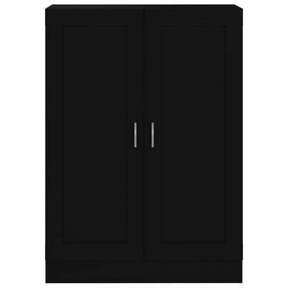 Book Cabinet Black 82.5x30.5x115 cm Engineered Wood