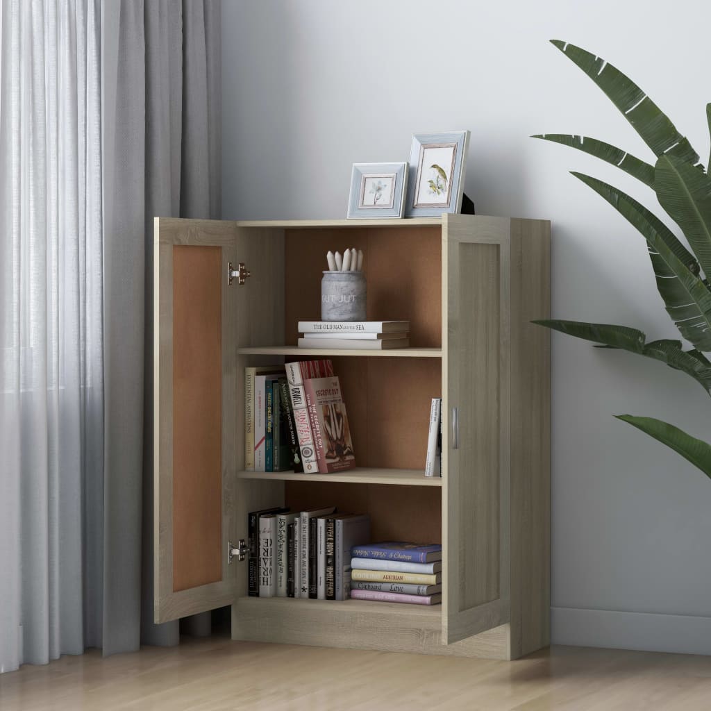 Book Cabinet Sonoma Oak 82.5x30.5x115 cm Engineered Wood