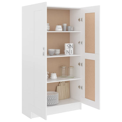 Book Cabinet White 82.5x30.5x150 cm Engineered Wood