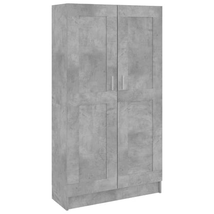 Book Cabinet Concrete Grey 82.5x30.5x150 cm Engineered Wood