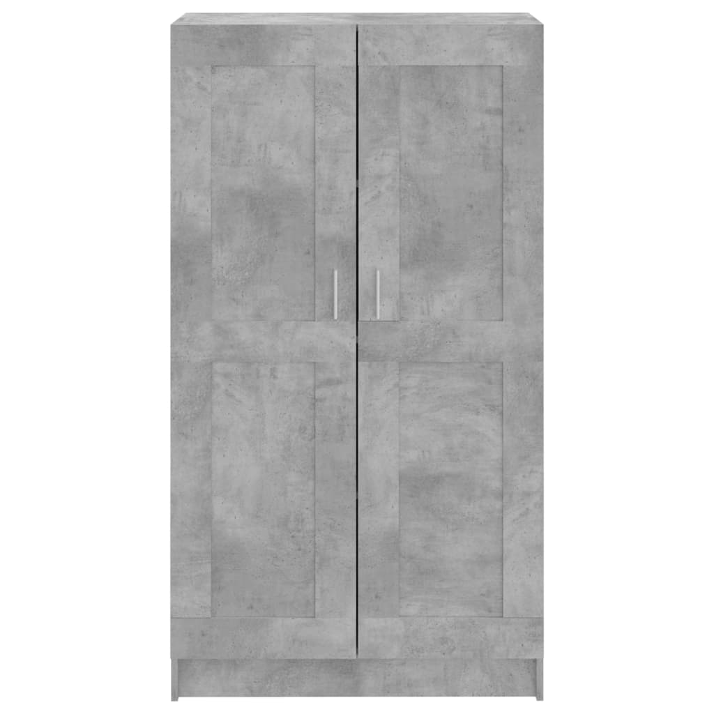 Book Cabinet Concrete Grey 82.5x30.5x150 cm Engineered Wood