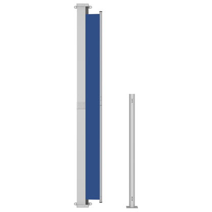 Patio Retractable Side Awning 180x300 cm Blue