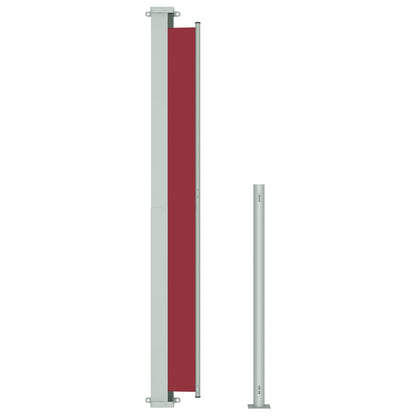 Patio Retractable Side Awning 180x300 cm Red