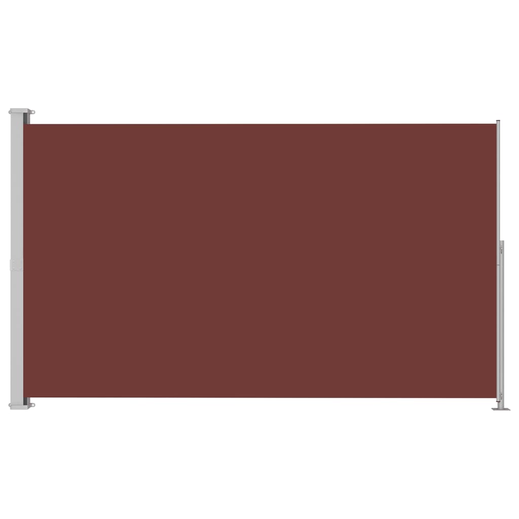 Patio Retractable Side Awning 220x300 cm Brown