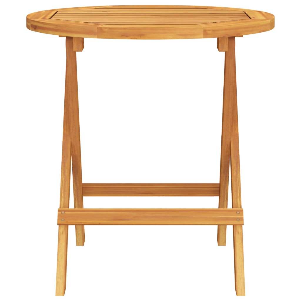 Bistro Table Ø46x47 cm Solid Wood Acacia