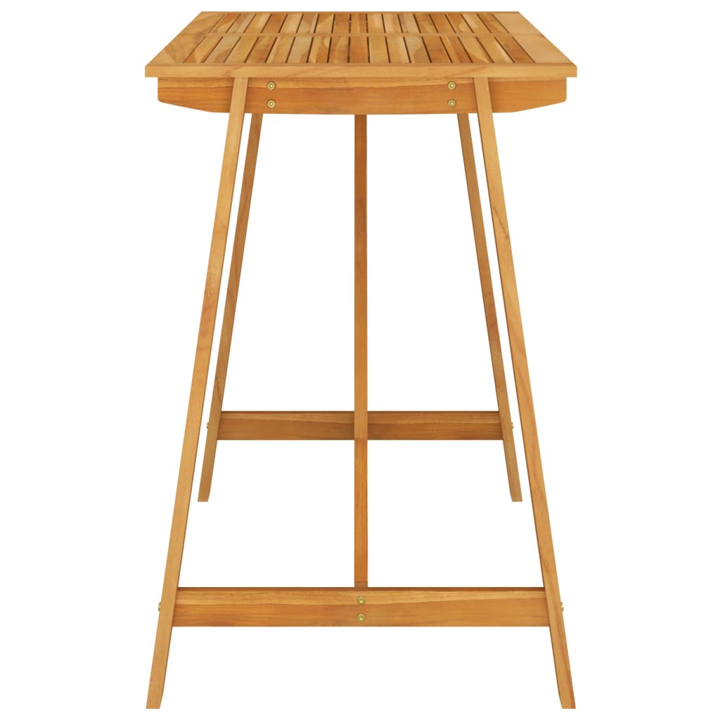 Garden Bar Table 140x70x104 cm Solid Acacia Wood