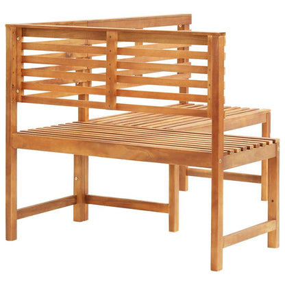 Garden Corner Bench 140 cm Solid Acacia Wood