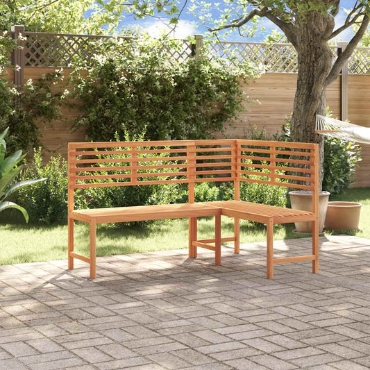 Garden Corner Bench 140 cm Solid Acacia Wood