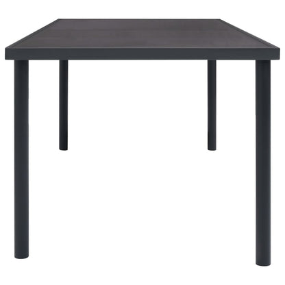 Outdoor Dining Table Anthracite 190x90x74 cm Steel