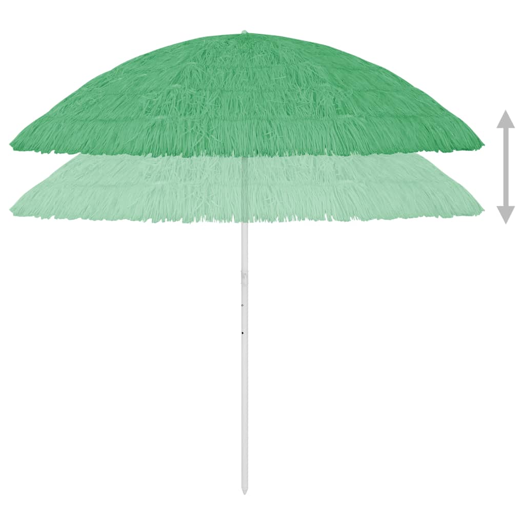 Hawaii Beach Umbrella Green 300 cm