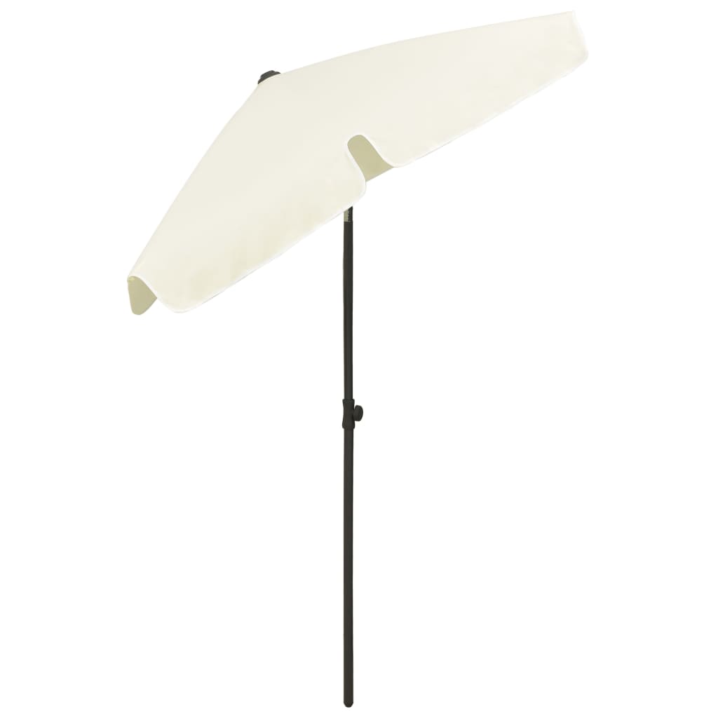 Beach Parasol Sand Yellow 180x120 cm