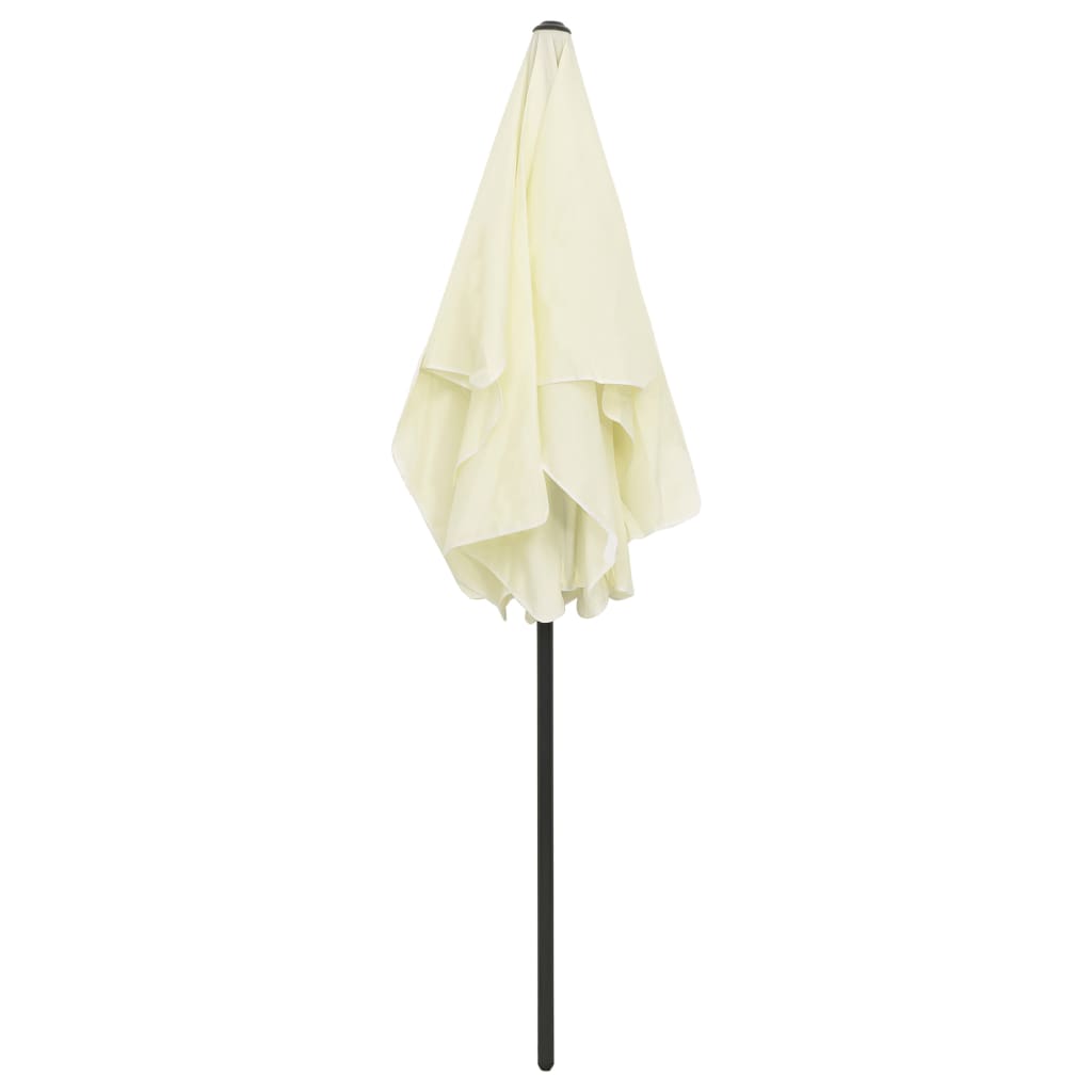 Beach Parasol Sand Yellow 180x120 cm