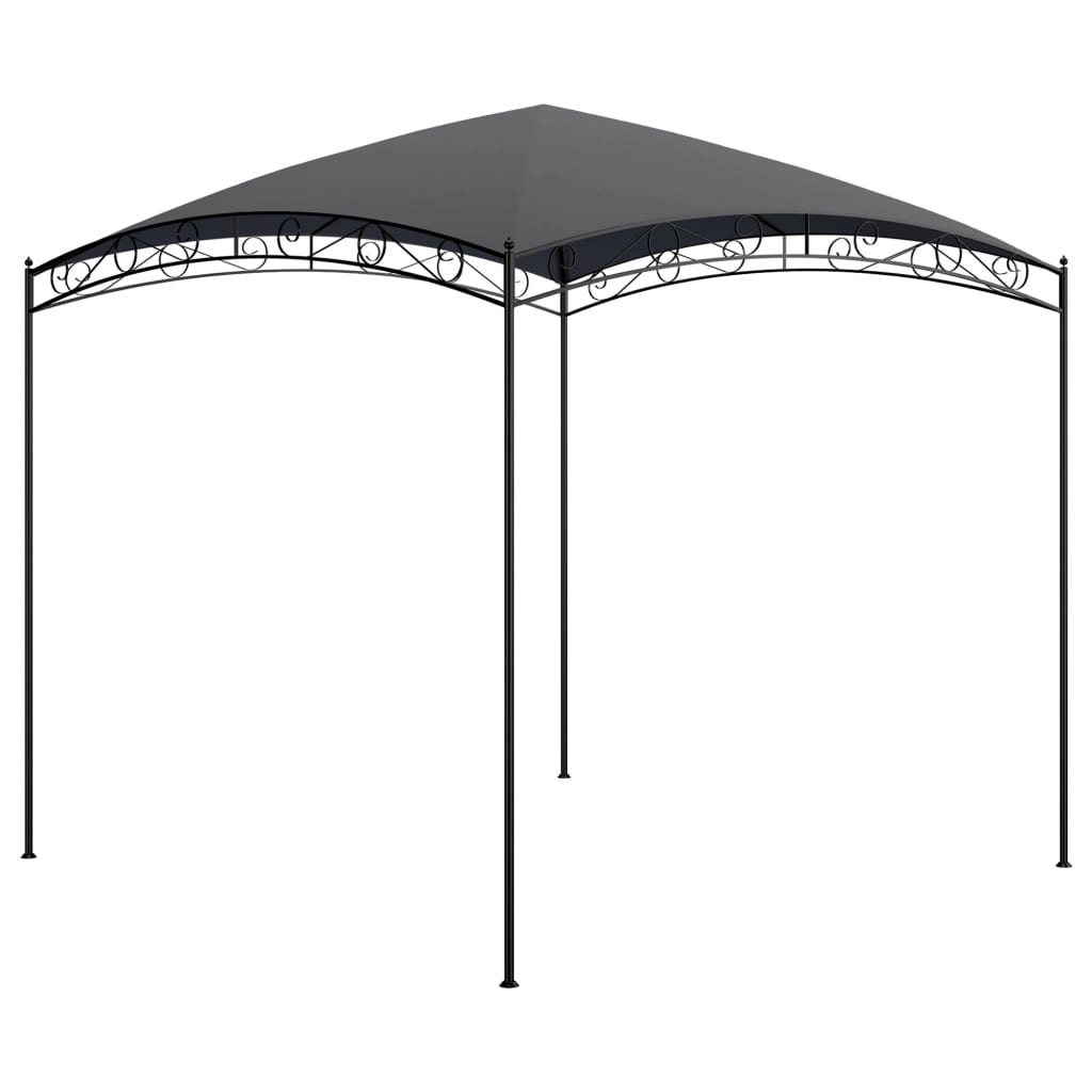 Gazebo 3x3x2.65 m Anthracite 180 g/m²