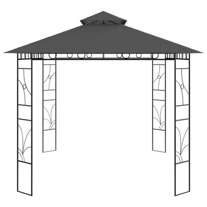 Gazebo 4x3x2.7 m Anthracite 160 g/m²