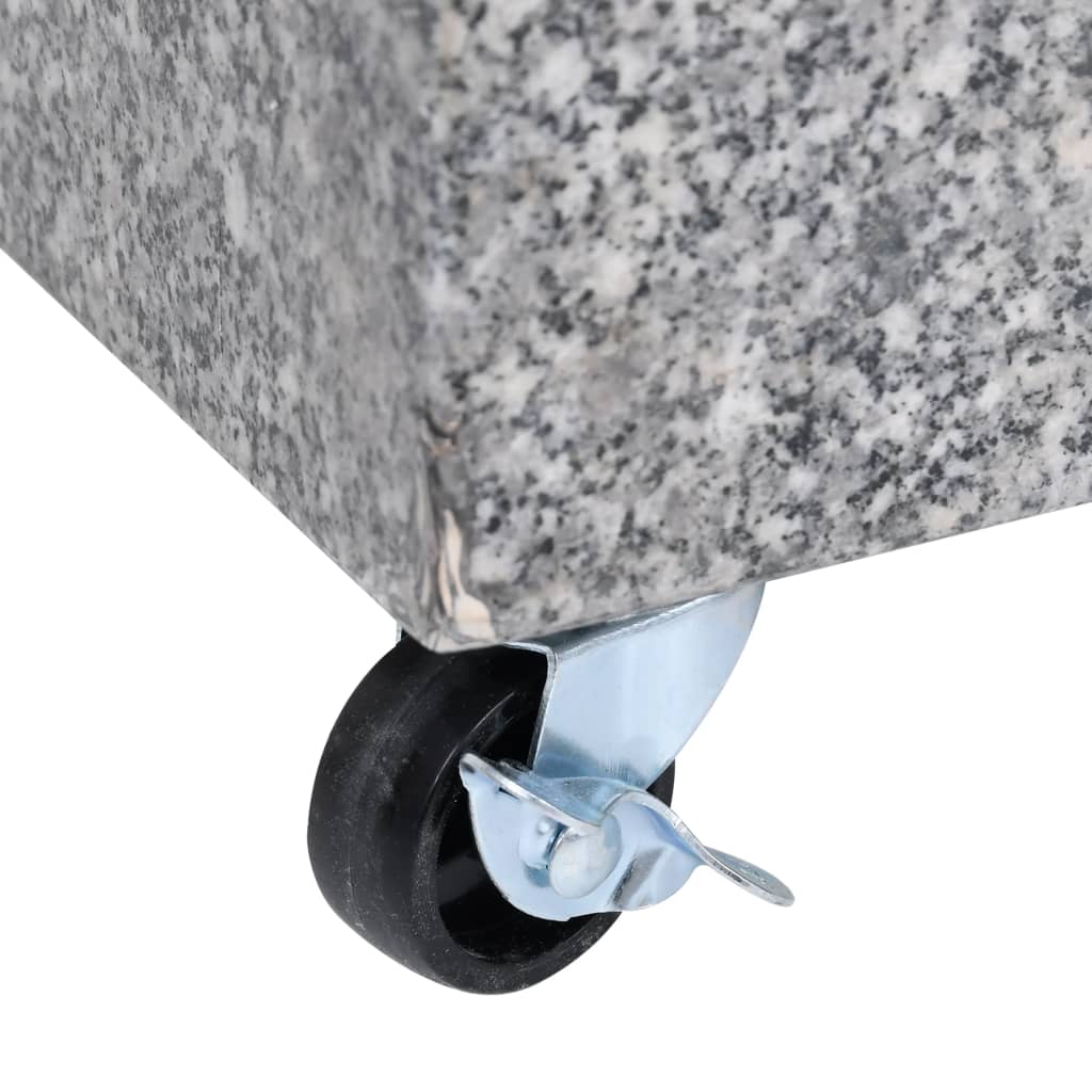 Umbrella Base Light Grey 45x25x8.3 cm Granite