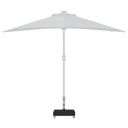 Umbrella Base Black 45x25x8 cm Granite