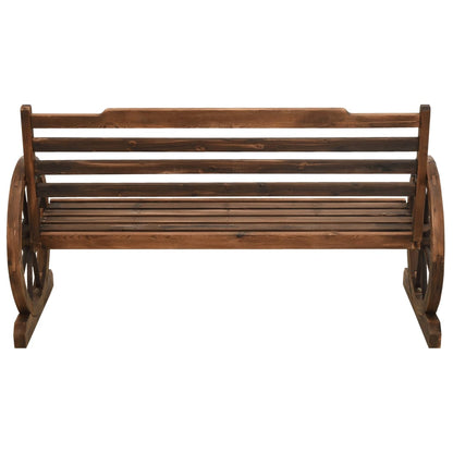 Garden Bench 142 cm Solid Firwood