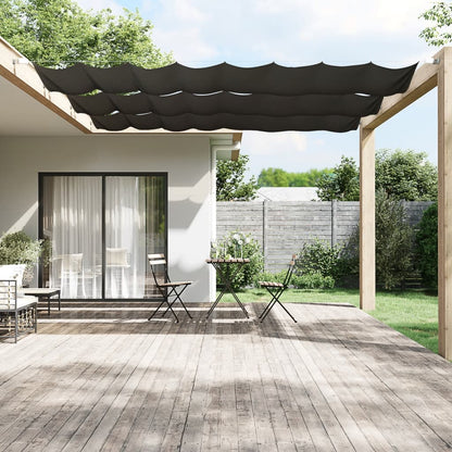 Vertical Awning Anthracite 60x420 cm Oxford Fabric