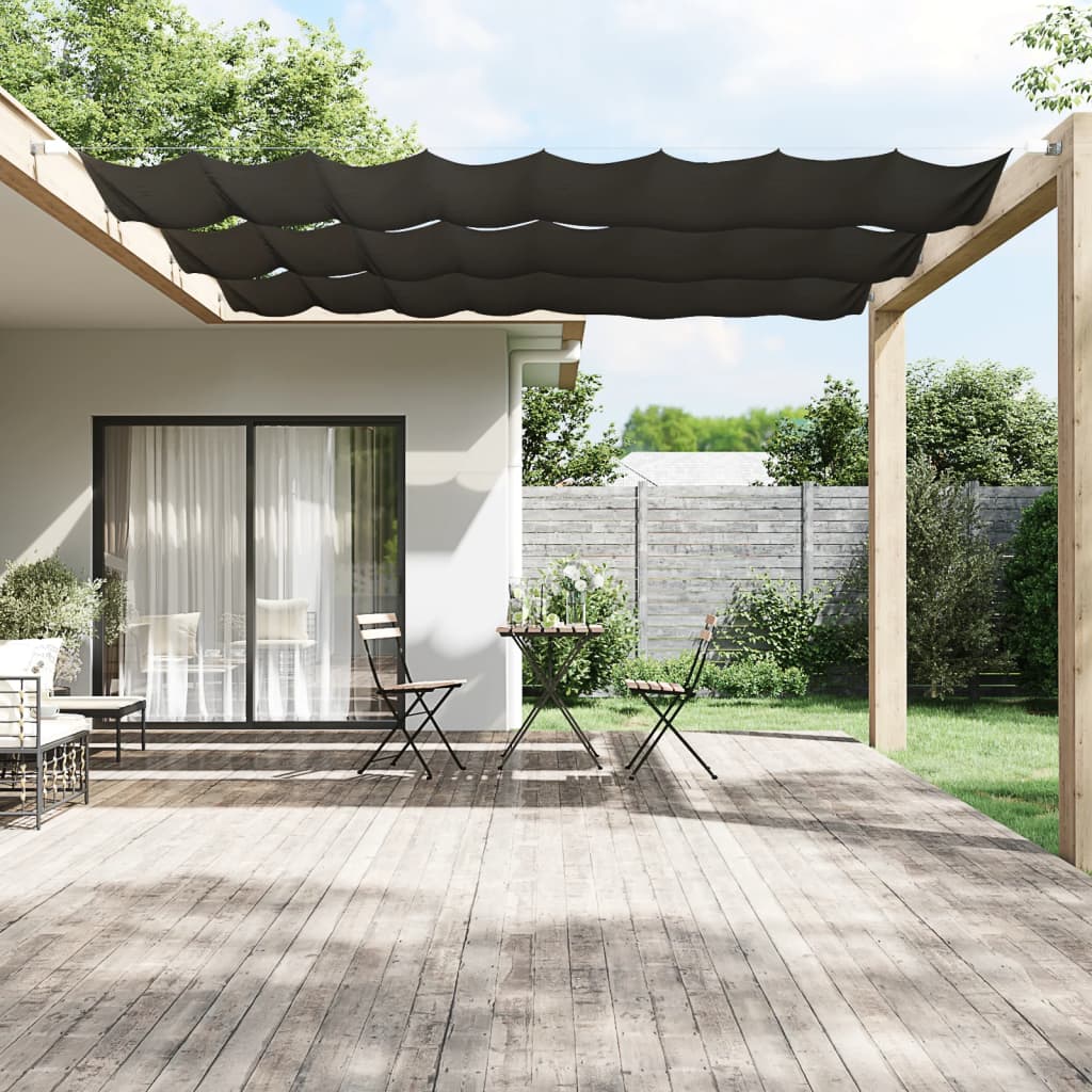 Vertical Awning Anthracite 100x600 cm Oxford Fabric