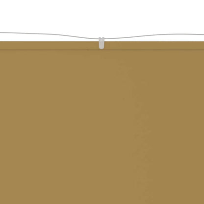 Vertical Awning Beige 60x420 cm Oxford Fabric