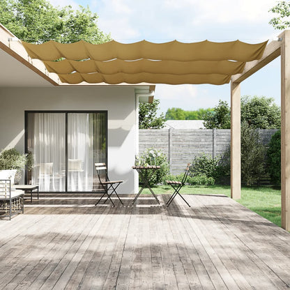 Vertical Awning Beige 60x420 cm Oxford Fabric