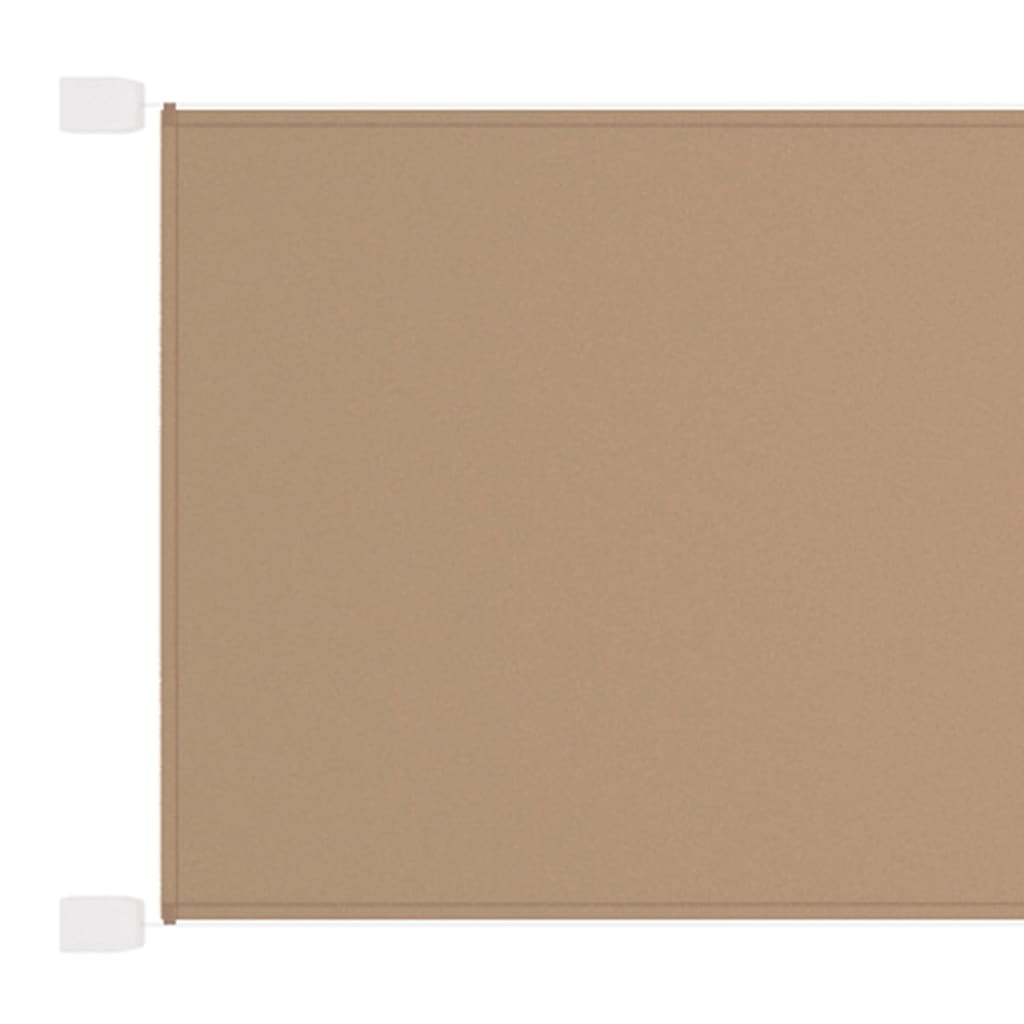 Vertical Awning Taupe 60x360 cm Oxford Fabric