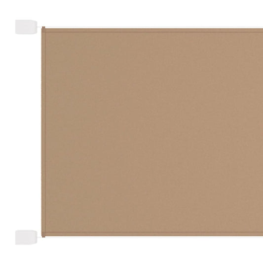 Vertical Awning Taupe 60x360 cm Oxford Fabric