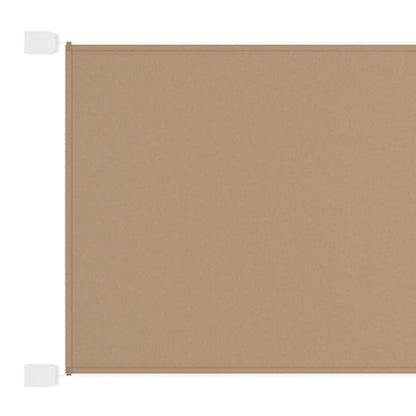 Vertical Awning Taupe 100x360 cm Oxford Fabric