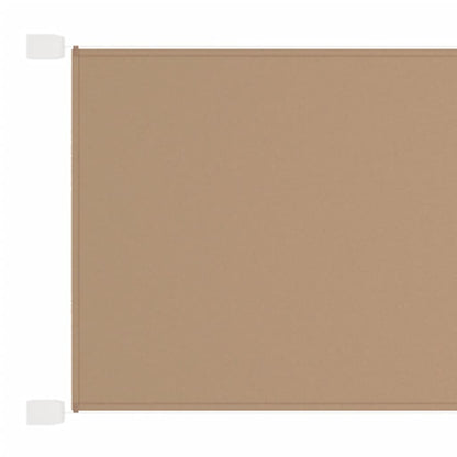 Vertical Awning Taupe 140x360 cm Oxford Fabric