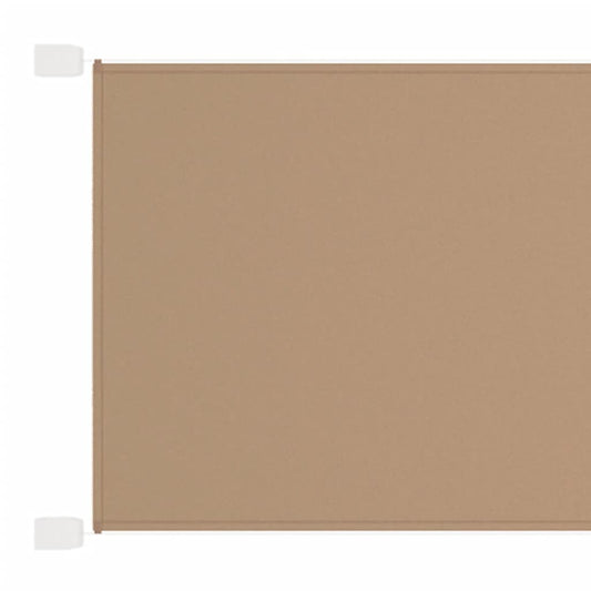 Vertical Awning Taupe 140x360 cm Oxford Fabric