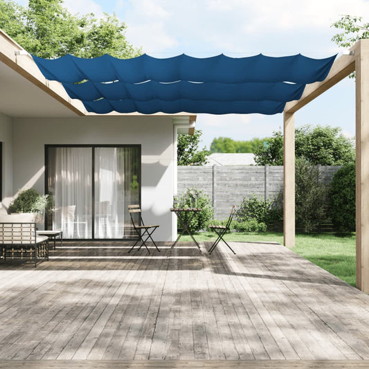 Vertical Awning Blue 140x360 cm Oxford Fabric